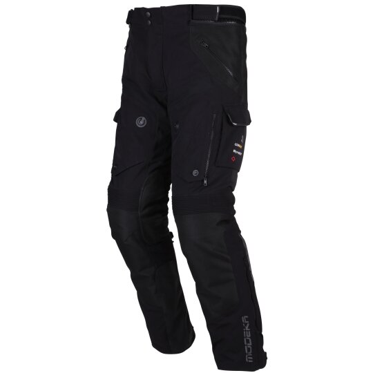 Los pantalones Modeka Panamericana II negro K-3XL