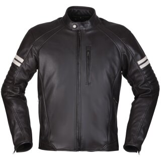Modeka August 75 Leather Jacket black / white XL