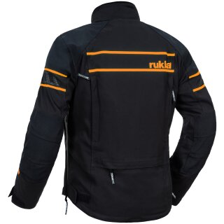 Chaqueta Rukka RAPTO-R para hombres negro / naranja