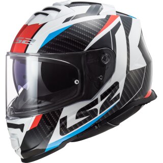 LS2 FF800 Storm full-face helmet Racer blue / red