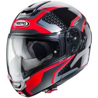 Caberg Levo Sonar flip helmet black / red / anthracite M