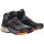 Zapatillas de moto Alpinestars CR-X Drystar negras / marrones / naranjas 40