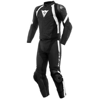 Dainese Avro 4 2 pcs. leather suit black / black / white 54