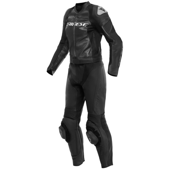 Dainese Mirage Lady 2 pcs. Leather Suit black / black / white 48