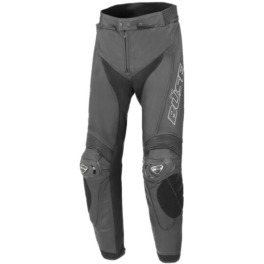 BÜSE Mens´ Assen Leather Pants Black 28 short