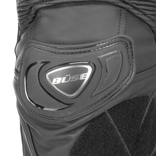 BÜSE Mens´ Assen Leather Pants Black 28 short