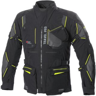Büse Mens´ Travel Pro Textile Jacket black / yellow 56