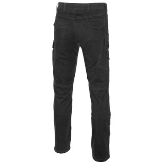 Pantalones textiles BÜSE Fargo negro para hombres 64