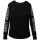 HD  Ladies´ Authentic Bar&Shield Rib-Knit Top Black Beauty XS