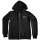 HD Ladies` Special Skull Zip Front Hoodie Black