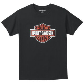HD T-Shirt Bar &amp; Shield Graphic Tee schwarz