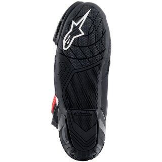 Alpinestars Supertech-R Motorcycle Boots black / white / red-fluo / yellow-fluo 43