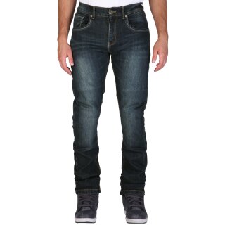 Modeka Glenn II Herren Jeans Stone Wash Blue Lang 32