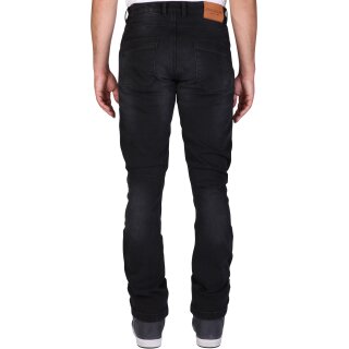 Modeka Glenn II Jeans Hombre Soft Wash Black Corto 32