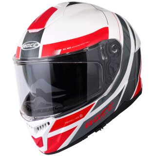 Rocc 862 Full-face helmet white / red
