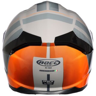 Rocc 862 Casco integral gris / naranja