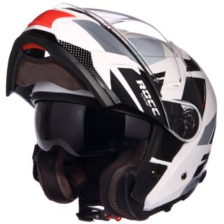 Rocc 982 Flip-up helmet white / black