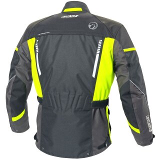 Büse Torino II Textile jacket black / neon yellow men 8XL