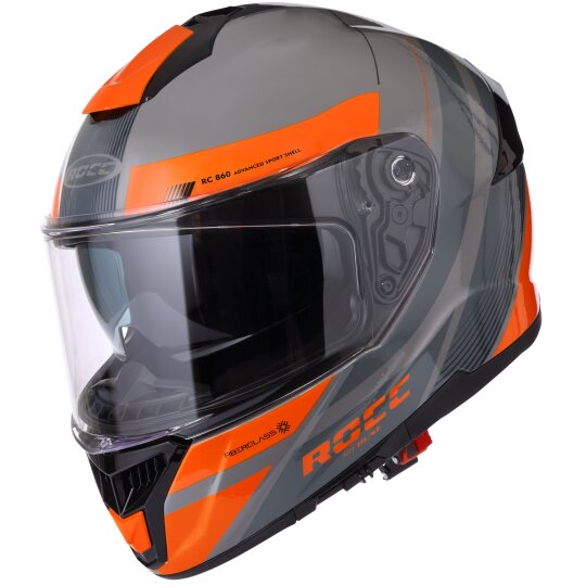 Rocc 862 Full-face helmet grey / orange XL