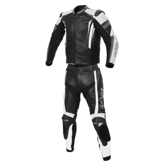 Büse Track leather suit black / white men 48