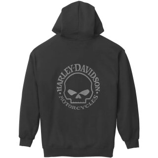 HD Zip Hoodie Skull negro M