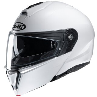HJC i 90 Solid white Flip Up Helmet