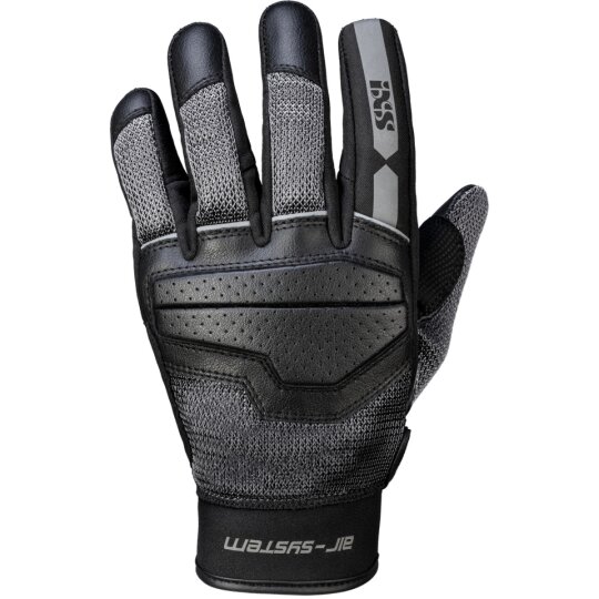 iXS Classic Evo-Air motorcycle glove men black / grey L