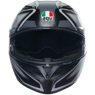 AGV K3 Full Face Helmet compound matt black / grey