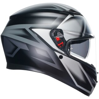 AGV K3 Integralhelm compound matt schwarz / grau