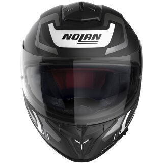 Nolan N80-8 Ally N-Com Negro Mate / Blanco Casco Integral