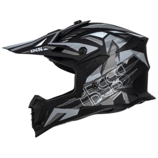 iXS 363 2.0 motocross helmet matt black / anthracite / white L