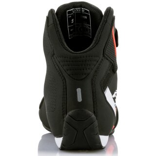 Zapatillas de moto Alpinestars Sector negro / blanco / fluo rojo 47