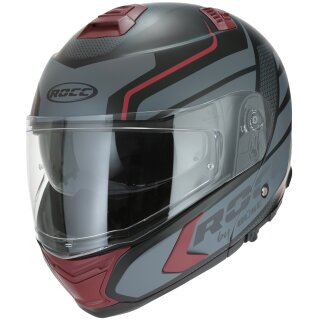 Rocc 981 Flip-up helmet matt black / red