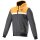 Alpinestars Honda Chrome Street Hoodie negro / melange / naranja