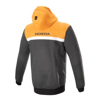 Alpinestars Honda Chrome Street Hoodie black / melange / orange M