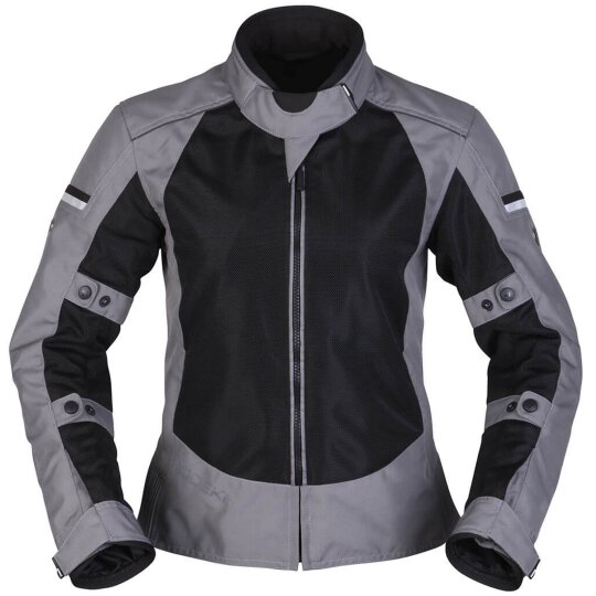 Modeka Veo Air Lady Chaqueta textil damas negro/gris