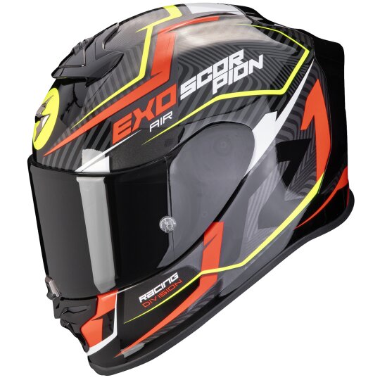 Scorpion Exo-R1 Evo Air Coup Black / Red / Neon Yellow L