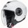 Casco jet HJC i40N Solid semi blanco mate