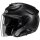 HJC F31 Solid semi matt black jet helmet