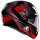 Casco integral AGV K3 Striga negro / gris / rojo