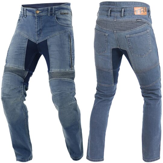 Trilobite Parado Motorcycle Jeans Monolayer Men Blue Slim Fit