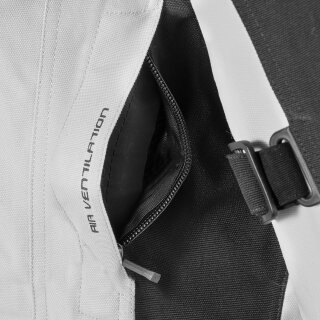 BÜSE Grado Textile Jacket light grey / black men