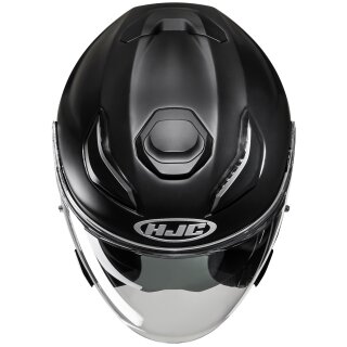 HJC F31 Solid semi matt black jet helmet S