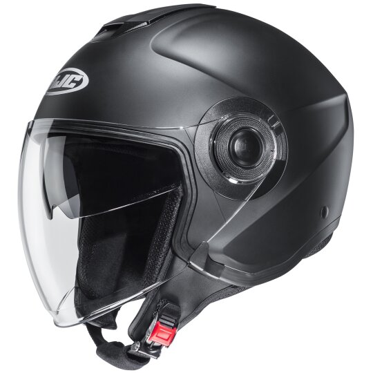 HJC i40N Solid semi matt black open face helmet L