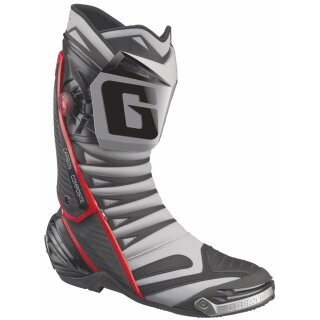 Gaerne GP1 Evo men´s motorcycle boots nardo-grey / red