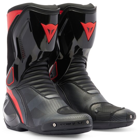 Dainese Nexus 2 Botas moto hombre negro / rojo / iron-gate