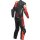 DaineseMisano 3 D-AIR® 1 pcs. perf. leathersuit black / red / fluo-red 52