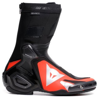 Dainese Axial 2 motorbike boots men black / red-fluo