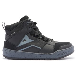 Dainese Suburb D-WP motorcycle shoes ladies black / iron-gate / metal