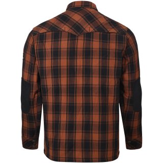 Bores Lumberjack Jacken-Hemd orange / schwarz Herren L